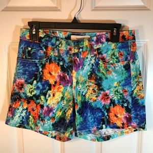 Colorful Floral Andrea Jovine Workshop short, sz 4